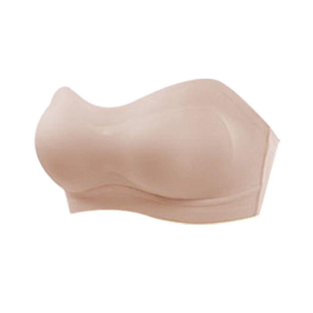 (SG InStock) Strapless Double Back Band Anti-Slip Latex Bra suji (Seamless. Strapless. Sports) - TSB14