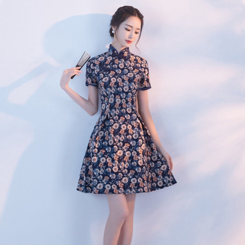[SG InStock] 2025 Newest A Line Modern Style CheongSam. Qipao★CNY★Traditional★Dress★Elegant★Fast Delivery - CSB