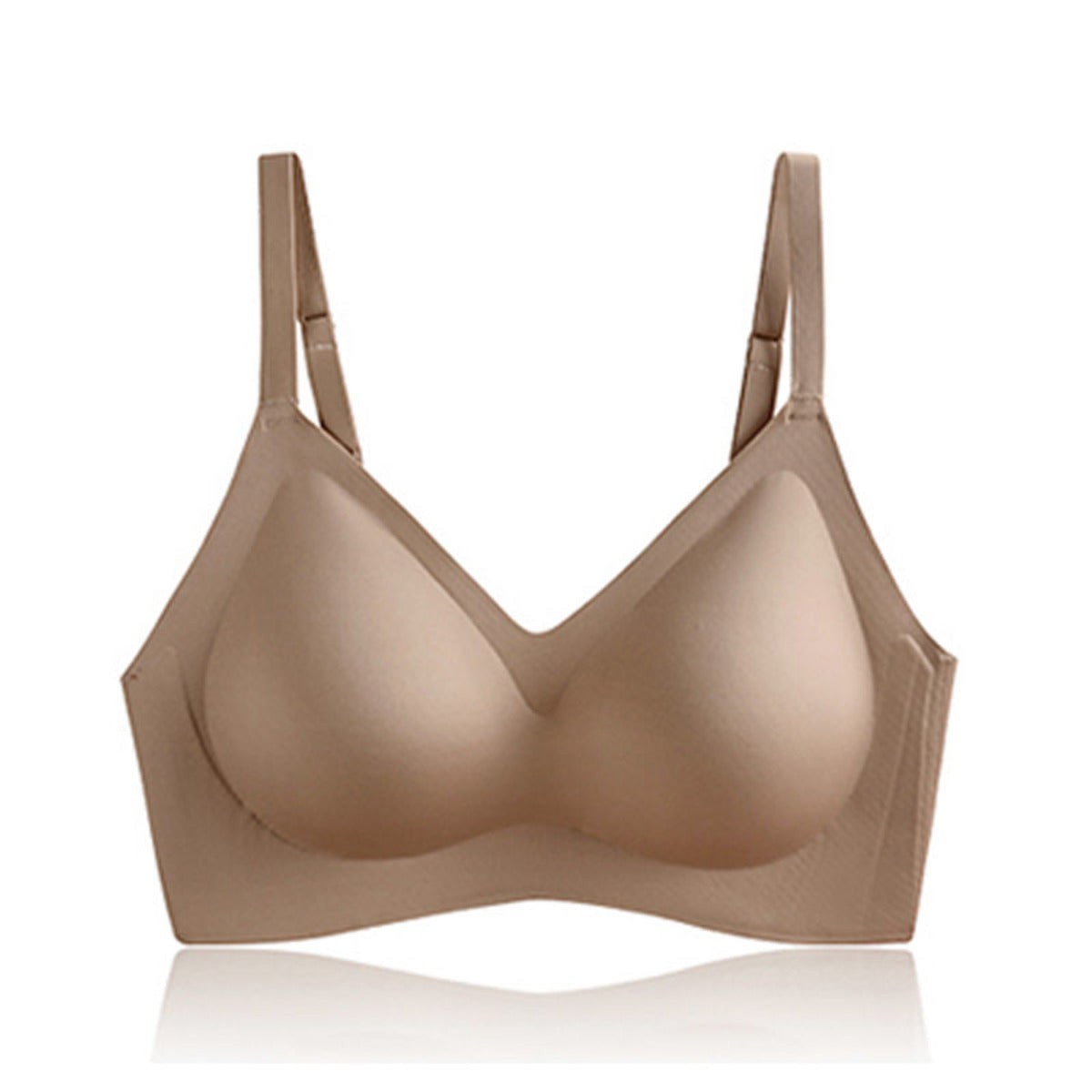 (SG InStock) Natural Thin Strap Adjustable Latex Bra. Many Design (Wireless. Seamless. Strapless. Sports) - TSB05