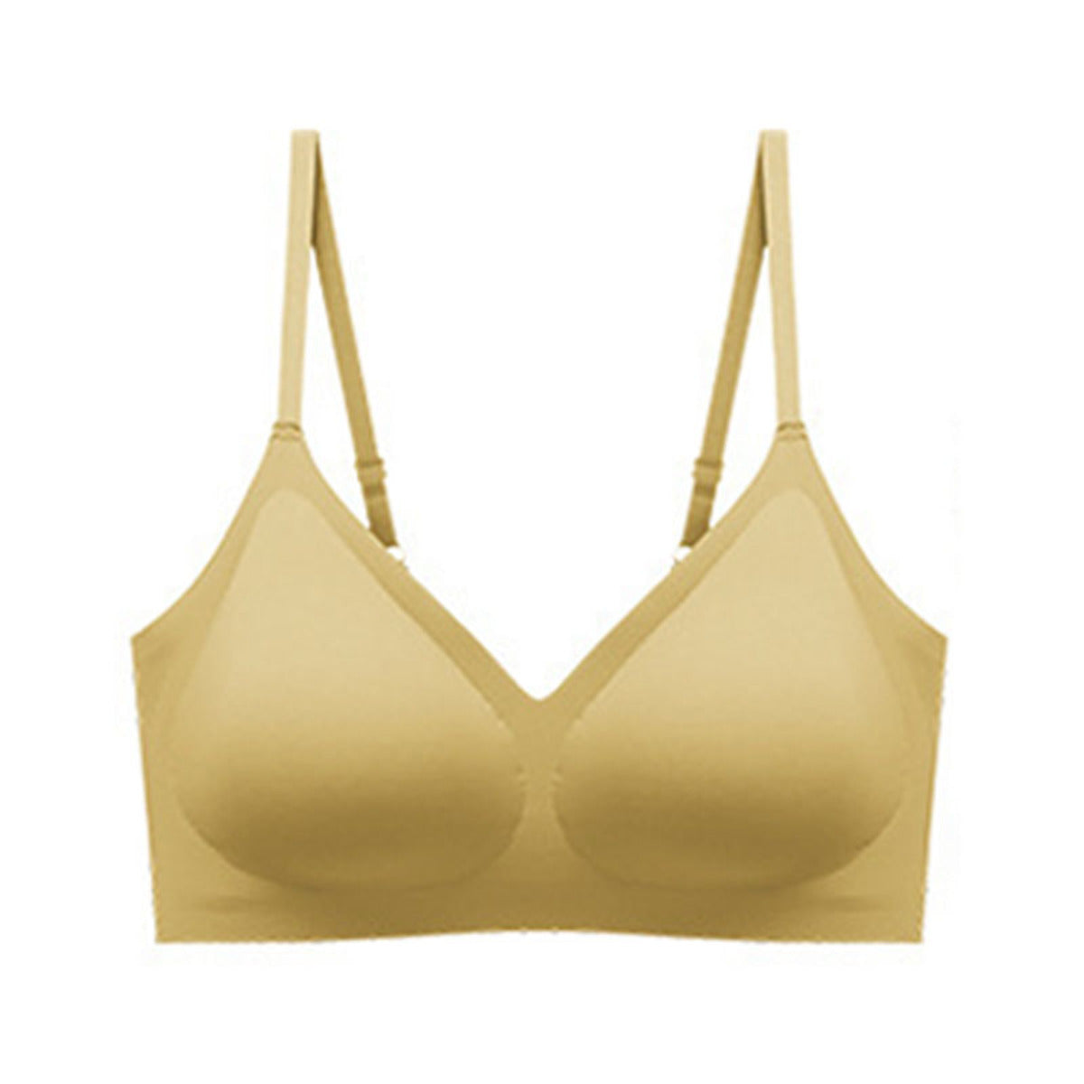 (SG InStock) Natural Thin Strap U Back Latex Bra. Many Design (Seamless. Strapless. Comfy. Sports) - TSB06