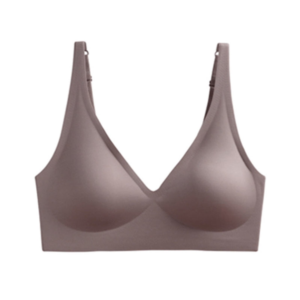 (SG InStock) Japan Suji Bra Seamless Wireless V Neck Latex Bra (Seamless. Strapless. Sports) - TSB13