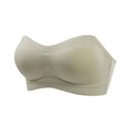 (SG InStock) Strapless Double Back Band Anti-Slip Latex Bra suji (Seamless. Strapless. Sports) - TSB14