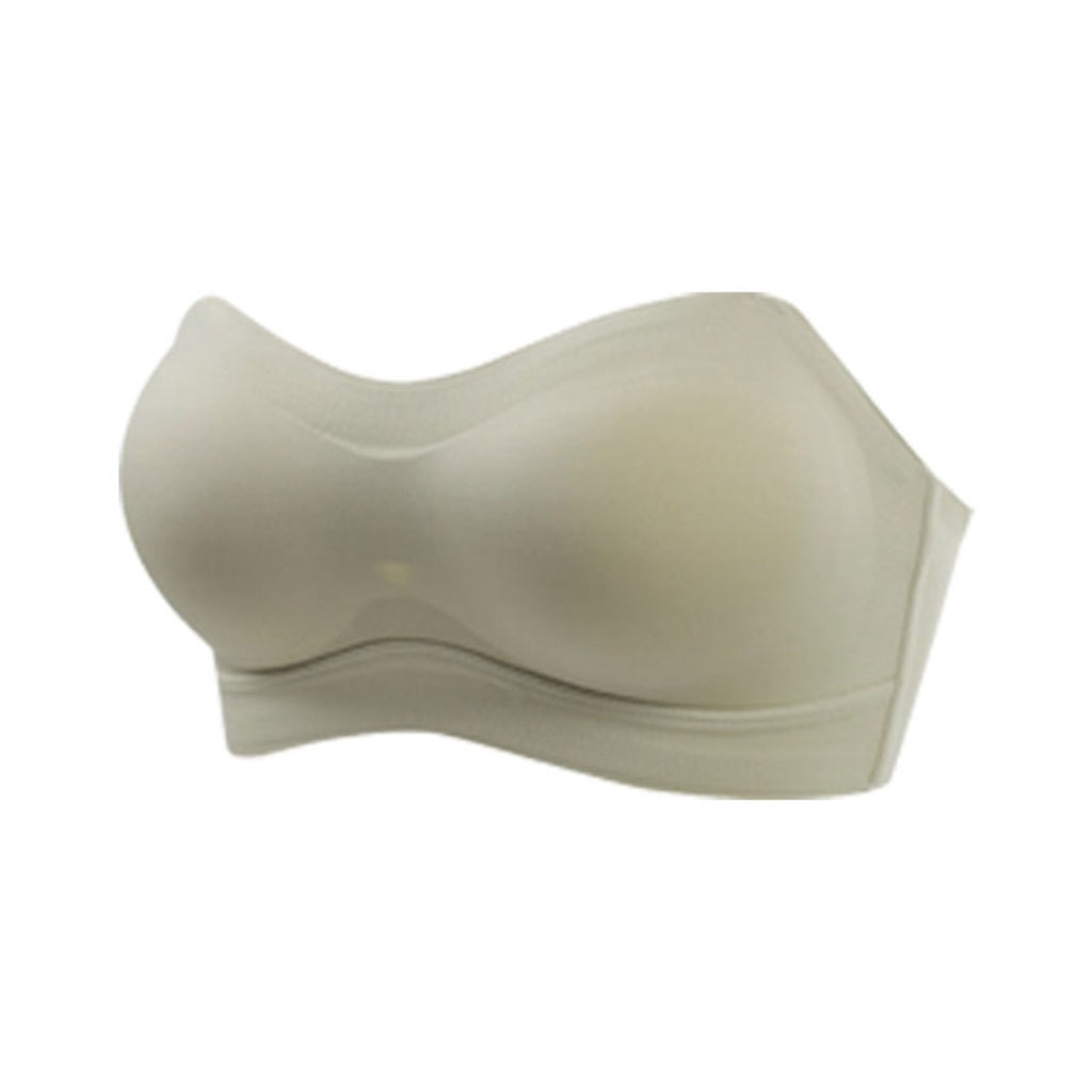 (SG InStock) Strapless Double Back Band Anti-Slip Latex Bra suji (Seamless. Strapless. Sports) - TSB14