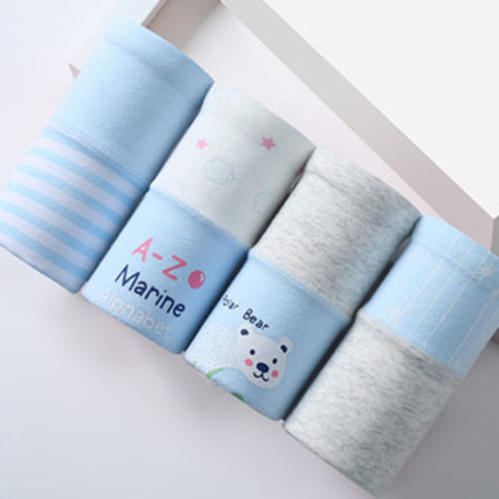 (SG InStock) 4 Pcs Set Mid-Waist Antibacterial Cotton Panties (Ladies. Girls. Underwear. Underpants) MPT