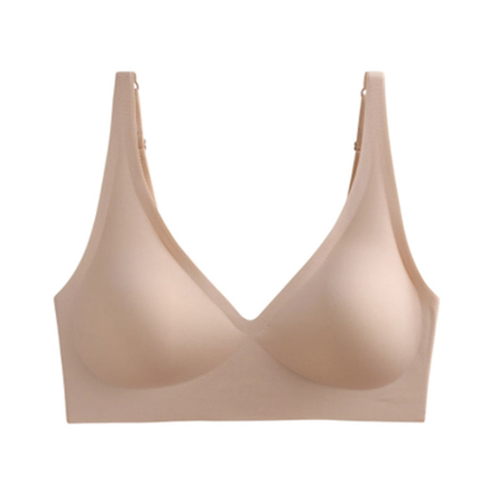 (SG InStock) Japan Suji Bra Seamless Wireless V Neck Latex Bra (Seamless. Strapless. Sports) - TSB13