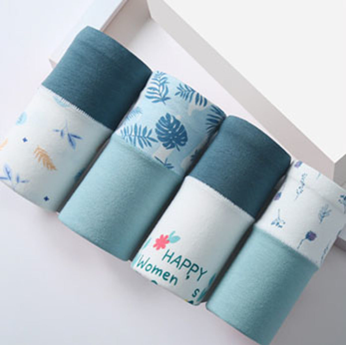 (SG InStock) 4 Pcs Set Mid-Waist Antibacterial Cotton Panties (Ladies. Girls. Underwear. Underpants) MPT