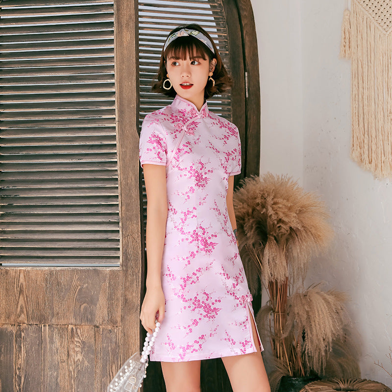 (SG InStock) 2026 Modern Style CheongSam (Qipao. CNY. Traditional. Dress. Elegant) - CSM