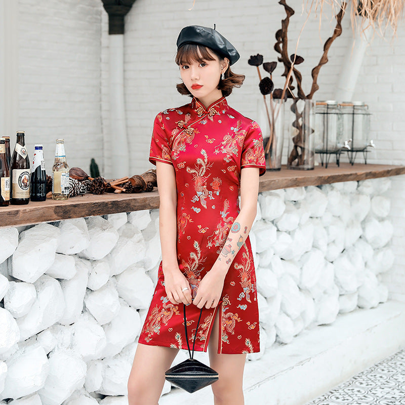 (SG InStock) 2026 Modern Style CheongSam (Qipao. CNY. Traditional. Dress. Elegant) - CSM