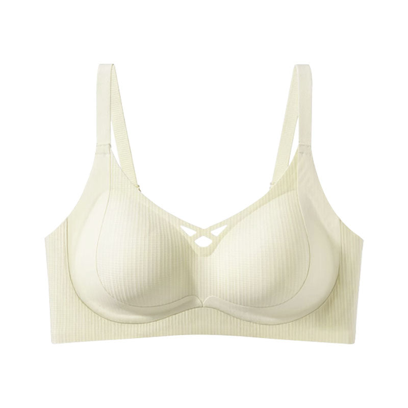 (SG InStock) Ma Ric Ric Natural Lifting Soft Support Wireless Latex Bra (Wireless. Seamless. lingerie) - TSB27