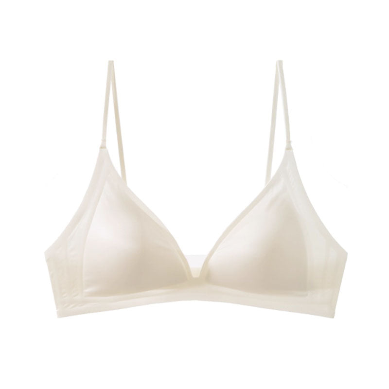 (SG InStock) MaRicRic SilkEase French Style Seamless Wireless Triangle Bra (Wireless. Seamless. lingerie) - TSB35