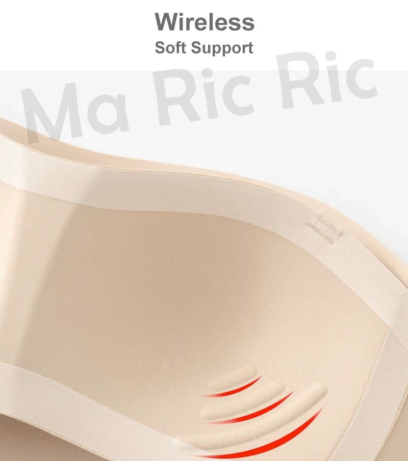 (SG InStock) Ma Ric Ric Cloud Feel Strapless Seamless Anti-Slip Tube Bra (Wireless. Seamless. Strapless) - MBA16