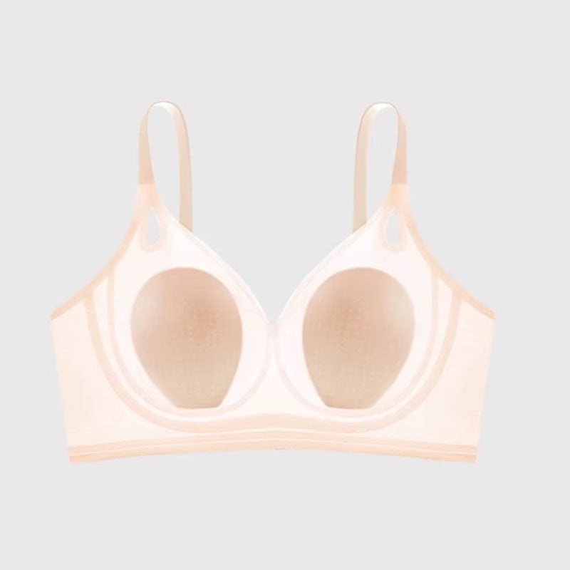 [SG InStock] MaRicRic AirSkin Ultra Thin Glossy Cooling Seamless Wireless Bra (Wireless. Seamless. lingerie) - TSB34