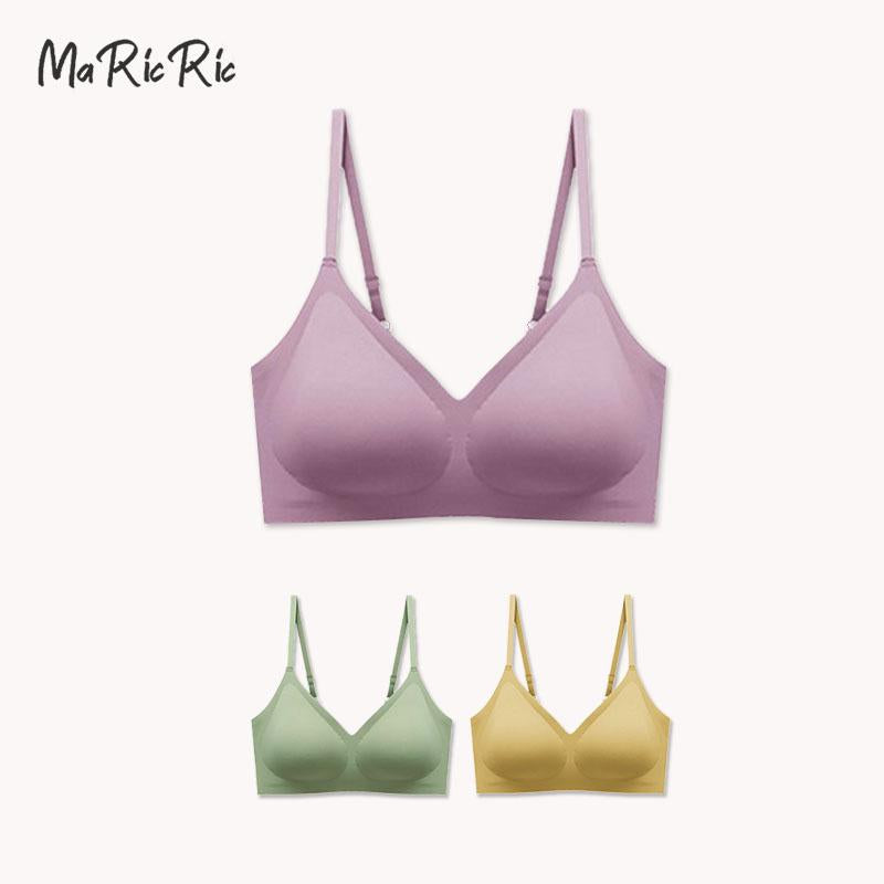 (SG InStock) Natural Thin Strap U Back Latex Bra. Many Design (Seamless. Strapless. Comfy. Sports) - TSB06