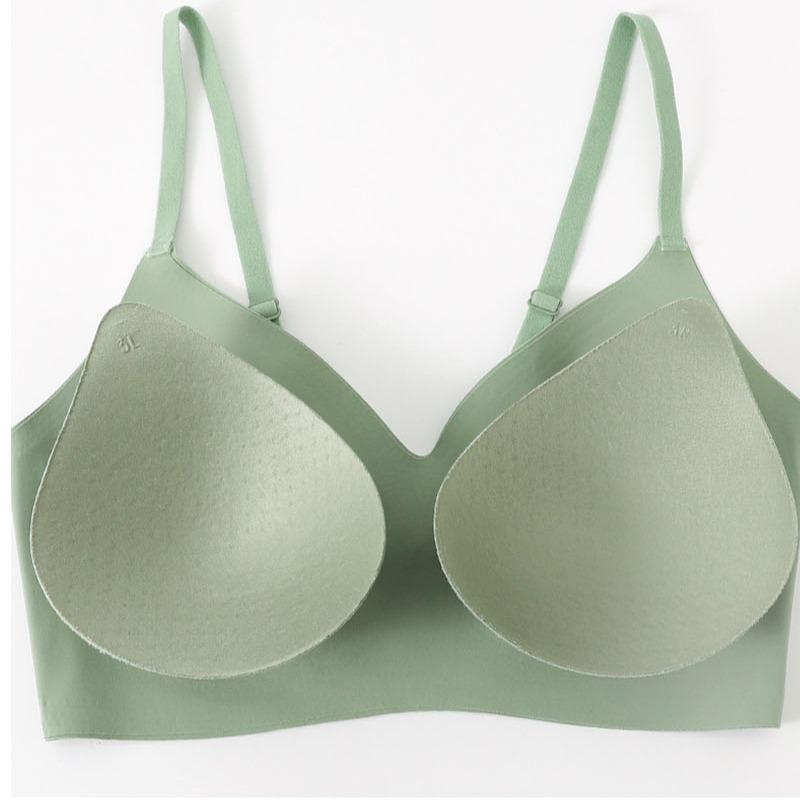 (SG InStock) Natural Thin Strap U Back Latex Bra. Many Design (Seamless. Strapless. Comfy. Sports) - TSB06