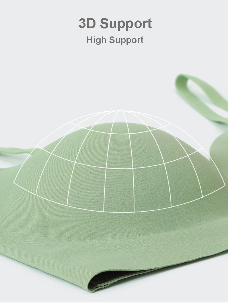 (SG InStock) Natural Thin Strap U Back Latex Bra. Many Design (Seamless. Strapless. Comfy. Sports) - TSB06