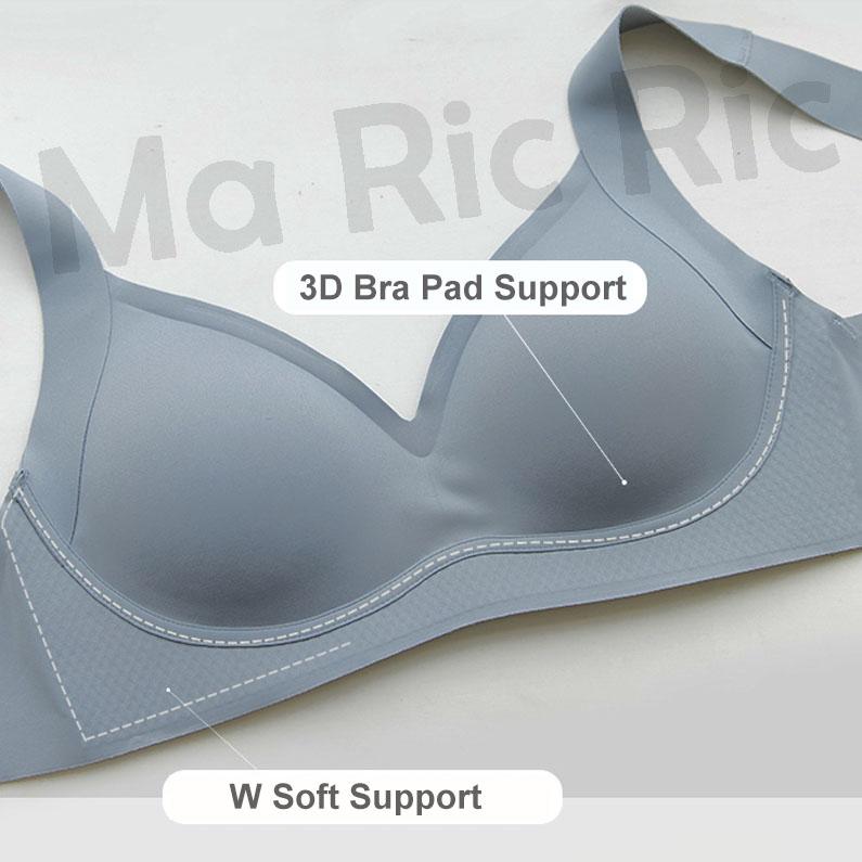 (SG InStock) Natural Japan W Support Metwo Latex Bra. Many Design (Seamless. Strapless. Comfy. Sports) - TSB08