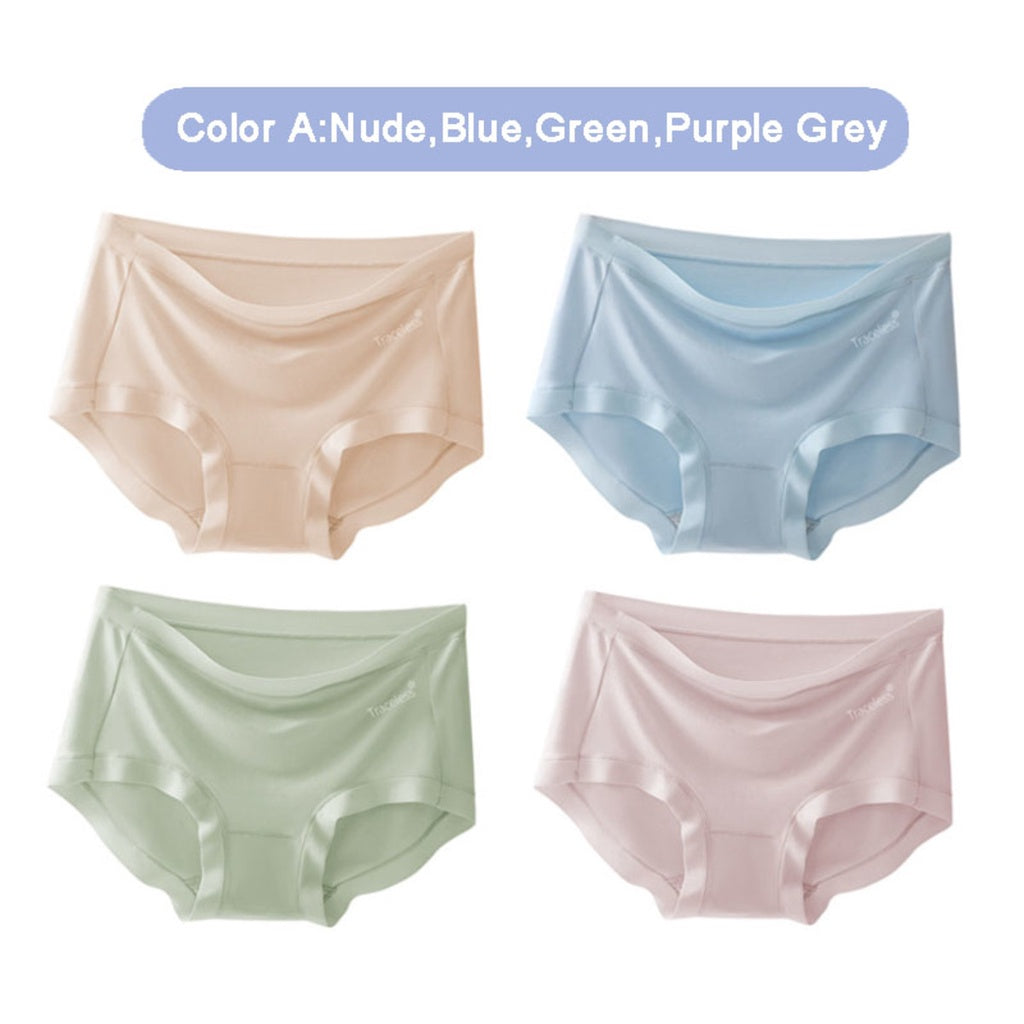 (SG InStock) Ma Ric Ric 60s Modal Wide Band Seamless Panties. Seamless Underpant, Modal. Panty- SPT09