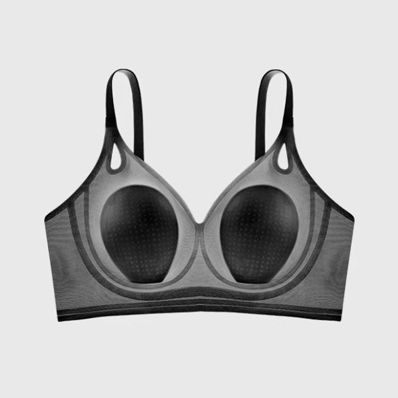 [SG InStock] MaRicRic AirSkin Ultra Thin Glossy Cooling Seamless Wireless Bra (Wireless. Seamless. lingerie) - TSB34