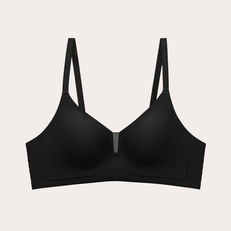 (SG InStock) Ma Ric Ric Silky Soft Jelly Support Fixed Pad Wireless Latex Bra (Wireless. Seamless. lingerie) - TSB28