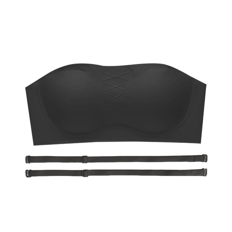 (SG InStock) Ma Ric Ric Cloud-Like Secure Fit Anti-Slip Strapless Tube Bra (Wireless. Seamless. lingerie) - TSB26