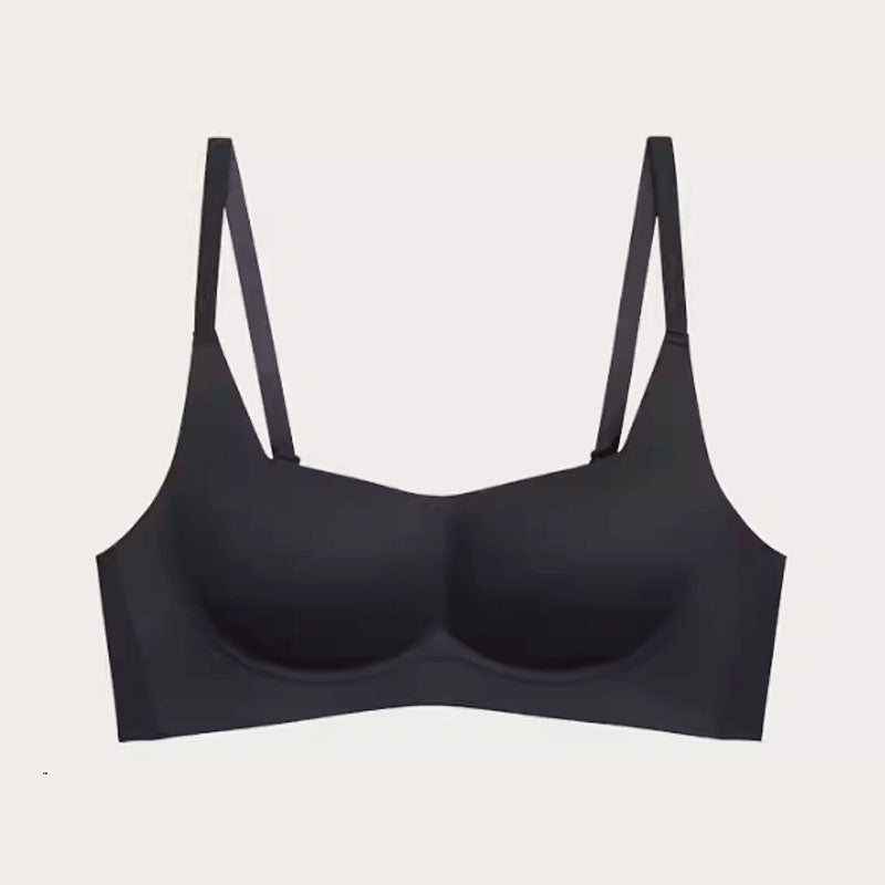 (SG InStock) Bouncy Thick Padding Scoop Neck Push Up Wireless Bra (Wireless. Seamless. lingerie) - MBA19