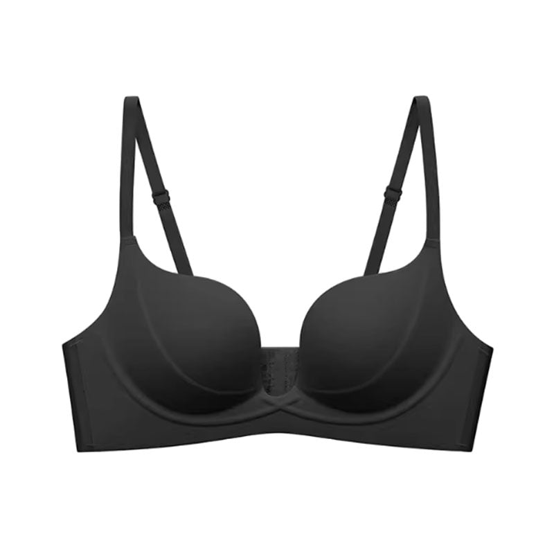 (SG InStock) Deep V UpLift U Shape Push Up Wireless Bra (Wireless. Seamless. lingerie)-MBA18