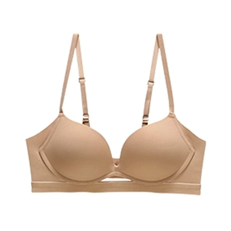 (SG InStock) Up Lift Fashionable Seamless Glossy Wirless Bra (Wireless. Seamless. Strapless) - MBA03