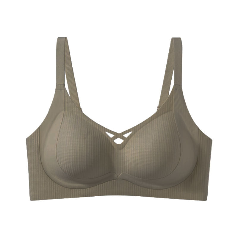 (SG InStock) Ma Ric Ric Natural Lifting Soft Support Wireless Latex Bra (Wireless. Seamless. lingerie) - TSB27