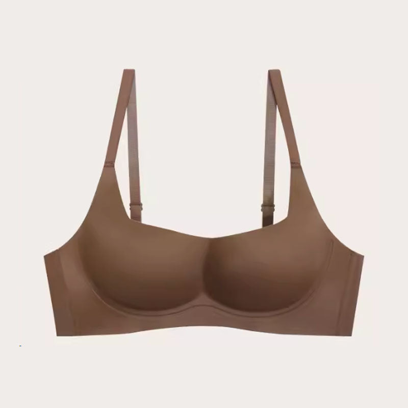 (SG InStock) Bouncy Thick Padding Scoop Neck Push Up Wireless Bra (Wireless. Seamless. lingerie) - MBA19
