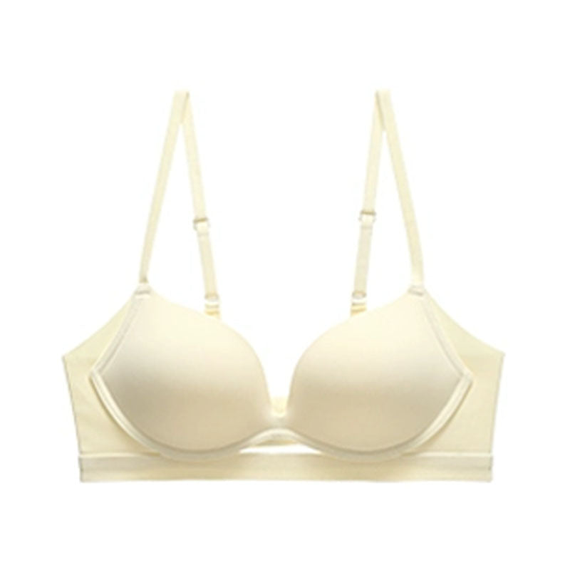 (SG InStock) Up Lift Fashionable Seamless Glossy Wirless Bra (Wireless. Seamless. Strapless) - MBA03