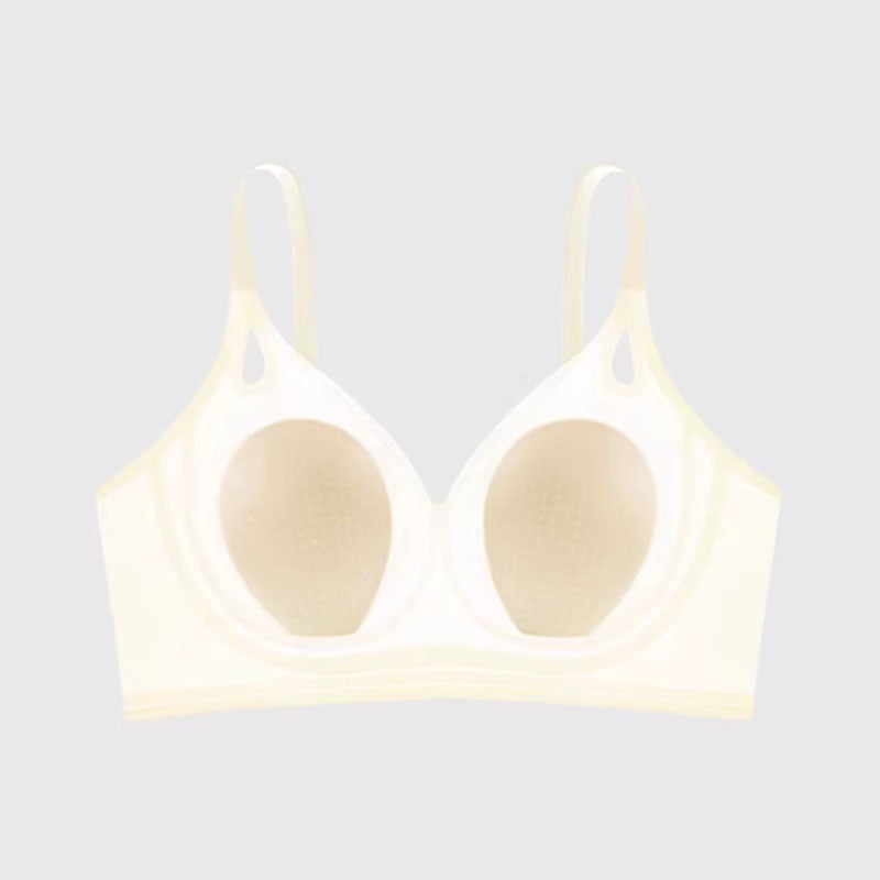 [SG InStock] MaRicRic AirSkin Ultra Thin Glossy Cooling Seamless Wireless Bra (Wireless. Seamless. lingerie) - TSB34