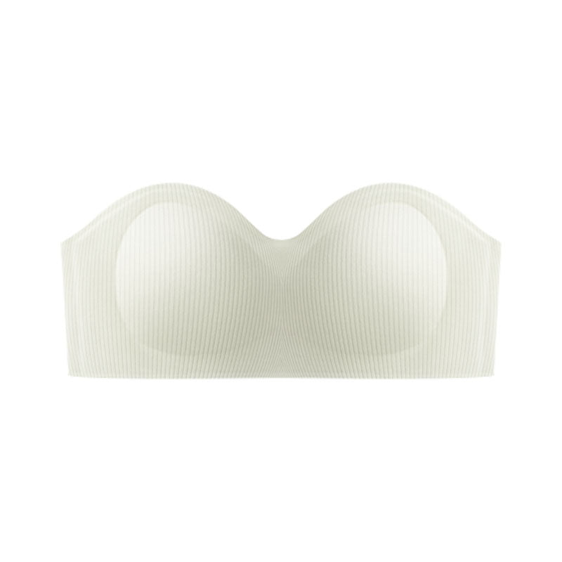 (SG InStock) Ma Ric Ric StayUp Curve Non-Slip Strapless Ultra Push Up Latex Bra (Wireless. Seamless. lingerie) - TSB33