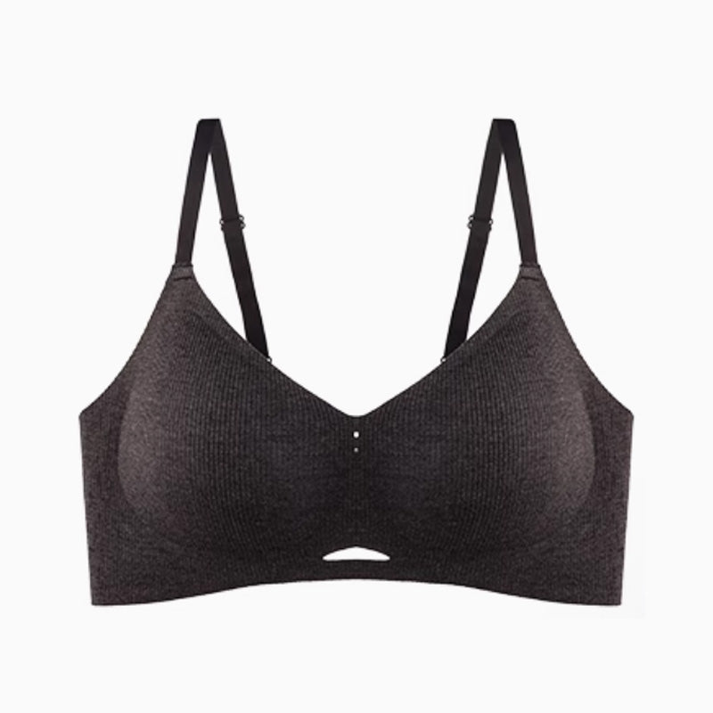 (SG InStock) Ma Ric Ric Dusty Color Style Semi-Fixed Pad Wireless Latex Bra (Wireless. Seamless. lingerie) - TSB30
