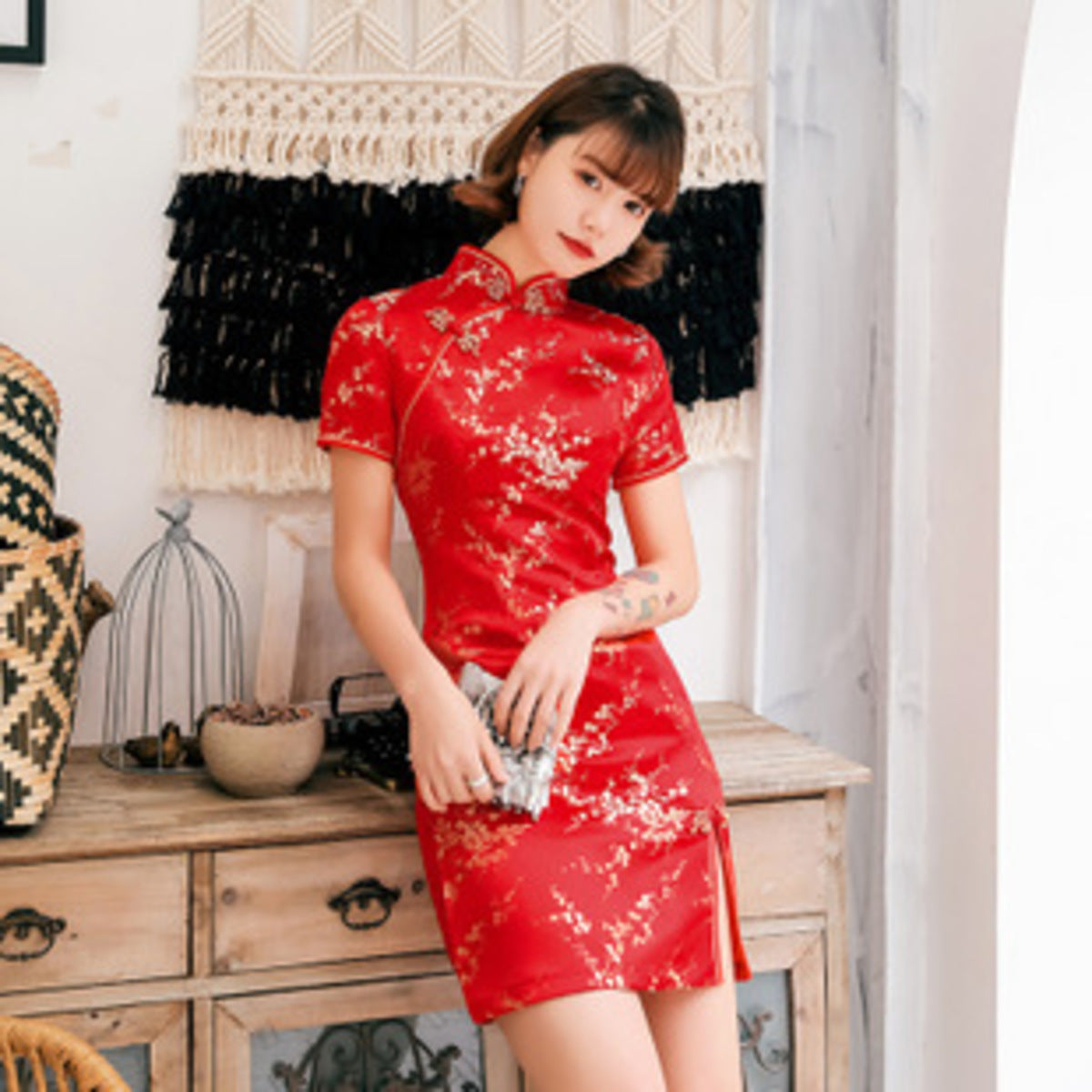 (SG InStock) 2025 Modern Style CheongSam (Qipao. CNY. Traditional. Dress. Elegant) - CSM