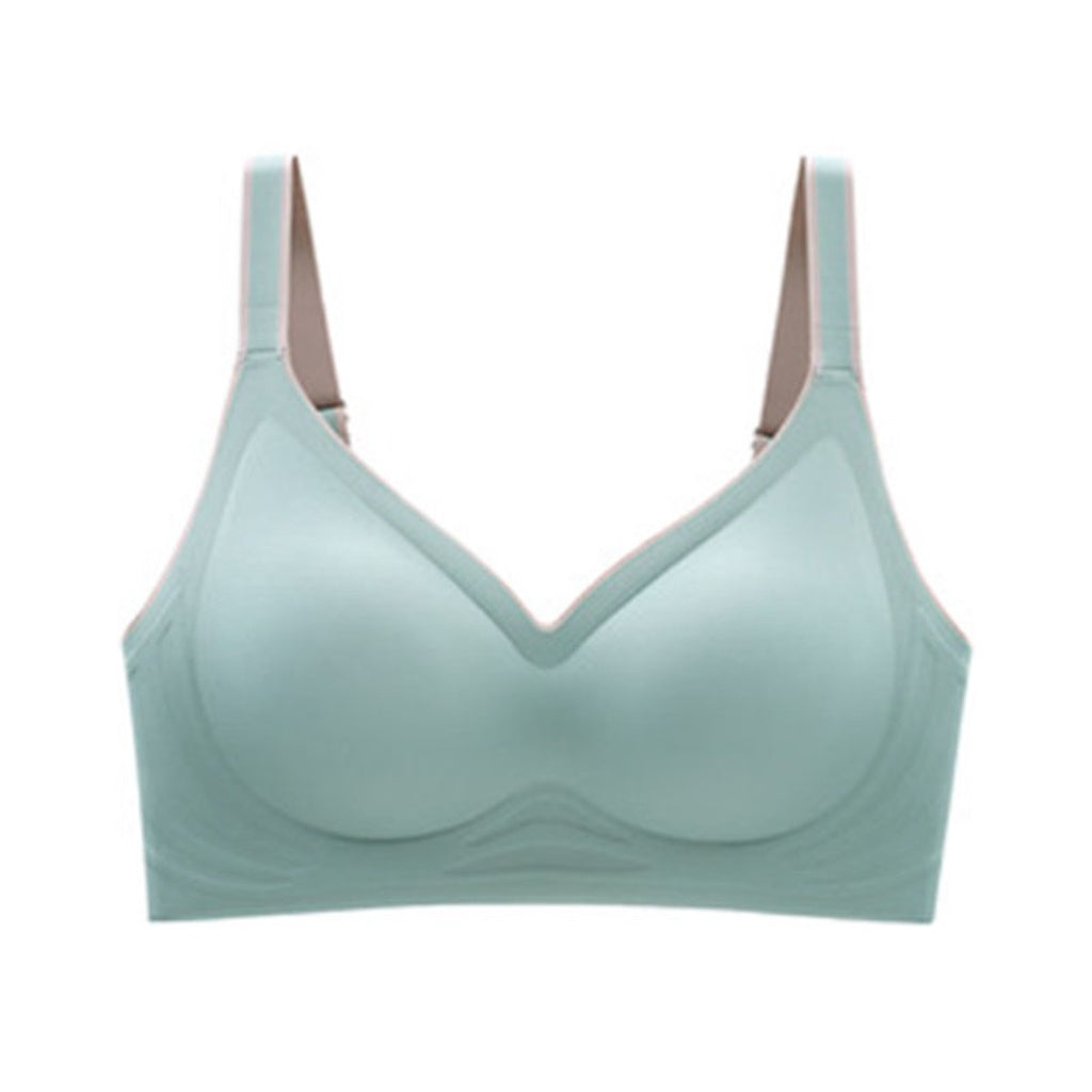 (SG InStock) Thin Strap Two Tone Jelly Support Latex Bra. Many Design (Wireless. Seamless. Strapless. Sports) - TSB11
