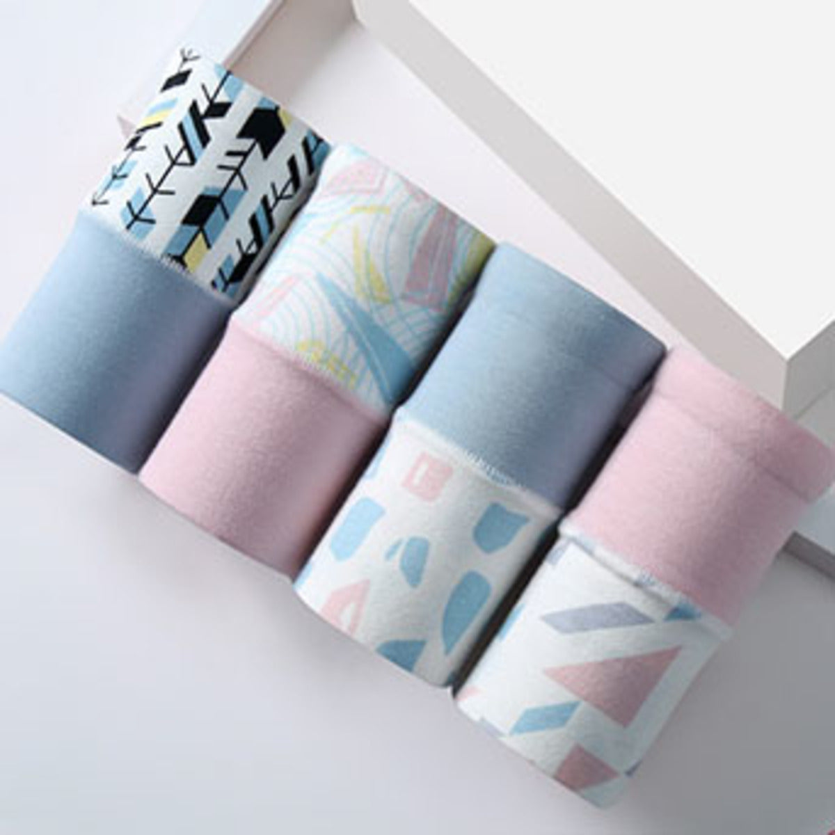 (SG InStock) 4 Pcs Set Mid-Waist Antibacterial Cotton Panties (Ladies. Girls. Underwear. Underpants) MPT