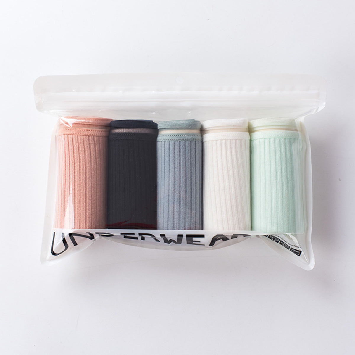 (SG InStock) 5 Pcs Set Low-Waist Antibacterial Cotton Panties (Ladies. Girls. Panty. Underwear. Underpants) LPT 11-24