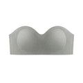(SG InStock) Ma Ric Ric StayUp Curve Non-Slip Strapless Ultra Push Up Latex Bra (Wireless. Seamless. lingerie) - TSB33