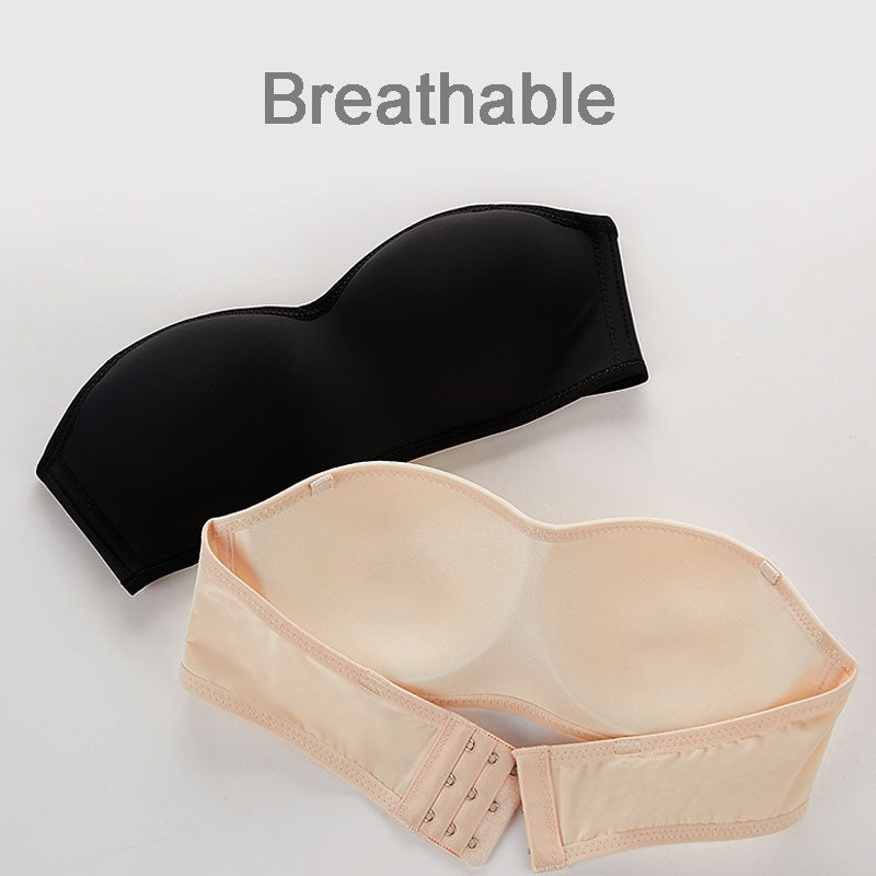 (SG InStock)  Half Cup Anti-Slip Bra Series (Wireless. Seamless. Strapless. Push up) - MBA06