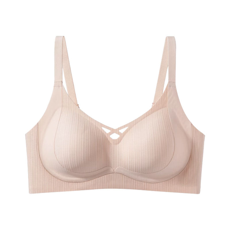 (SG InStock) Ma Ric Ric Natural Lifting Soft Support Wireless Latex Bra (Wireless. Seamless. lingerie) - TSB27