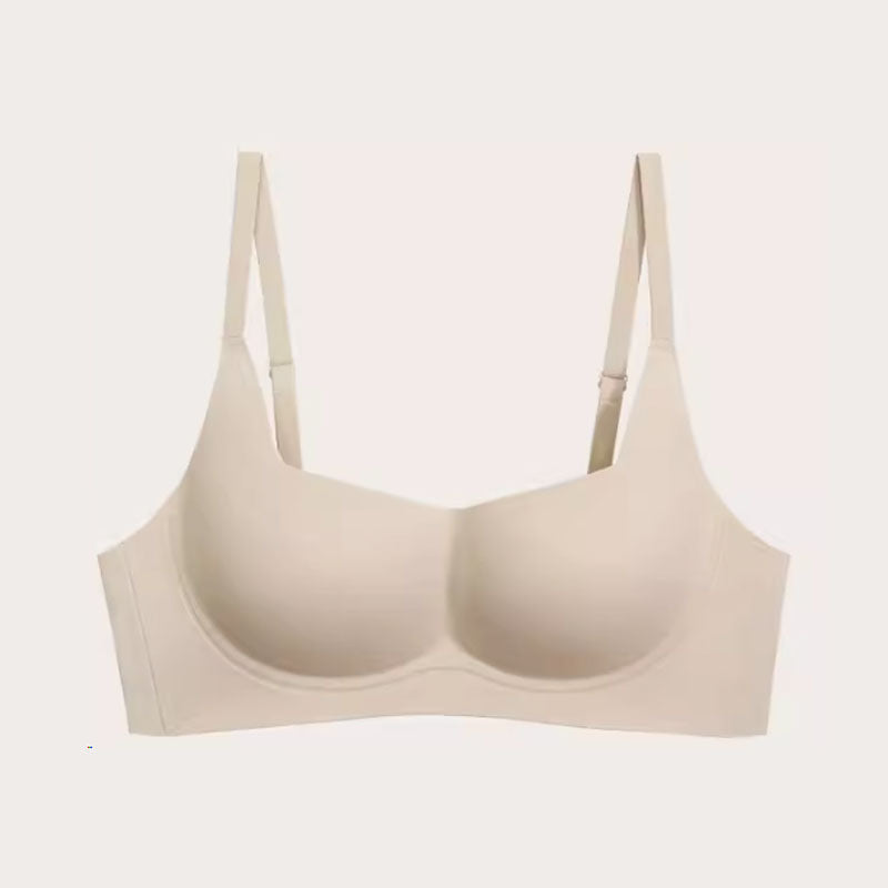(SG InStock) Bouncy Thick Padding Scoop Neck Push Up Wireless Bra (Wireless. Seamless. lingerie) - MBA19