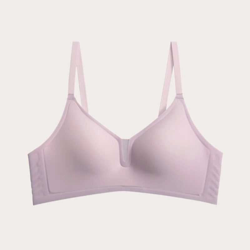 (SG InStock) Ma Ric Ric Silky Soft Jelly Support Fixed Pad Wireless Latex Bra (Wireless. Seamless. lingerie) - TSB28