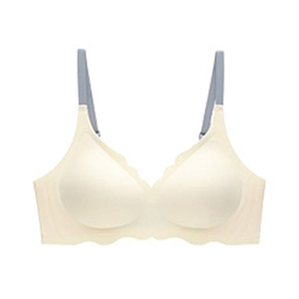 (SG InStock) Suji Two Tone Jelly Support Seamless Latex Bra. Many Design (Wireless. Seamless. Strapless. Sports) - TSB04