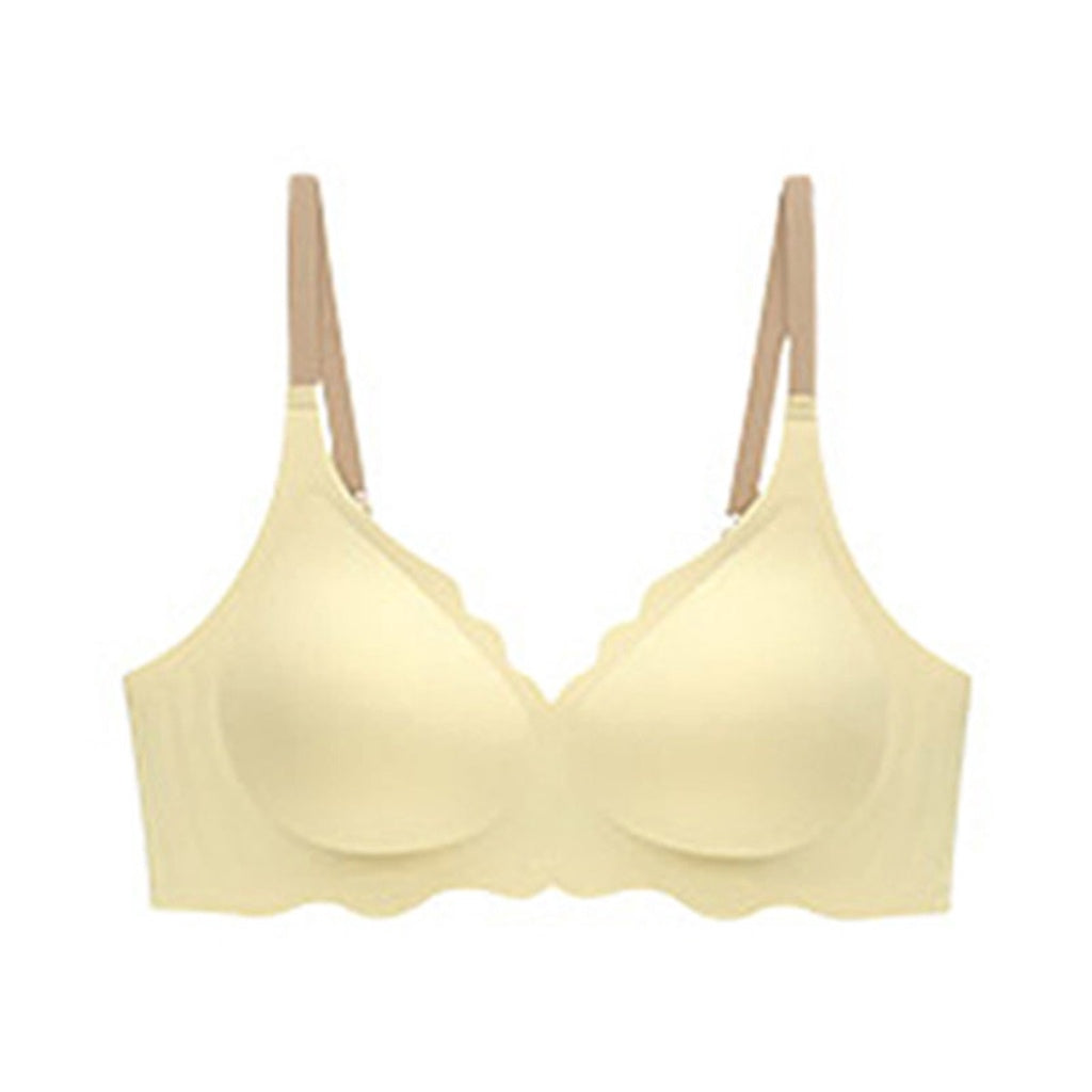 (SG InStock) Suji Two Tone Jelly Support Seamless Latex Bra. Many Design (Wireless. Seamless. Strapless. Sports) - TSB04