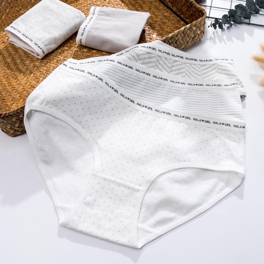 (SG InStock) Ma Ric Ric 5 Pcs Set Low-Waist Antibacterial Cotton Panties (Ladies. Girls. Underwear. Underpants) LPT 1-10