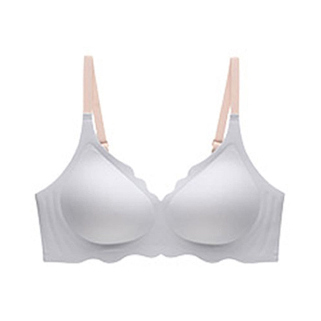 (SG InStock) Suji Two Tone Jelly Support Seamless Latex Bra. Many Design (Wireless. Seamless. Strapless. Sports) - TSB04