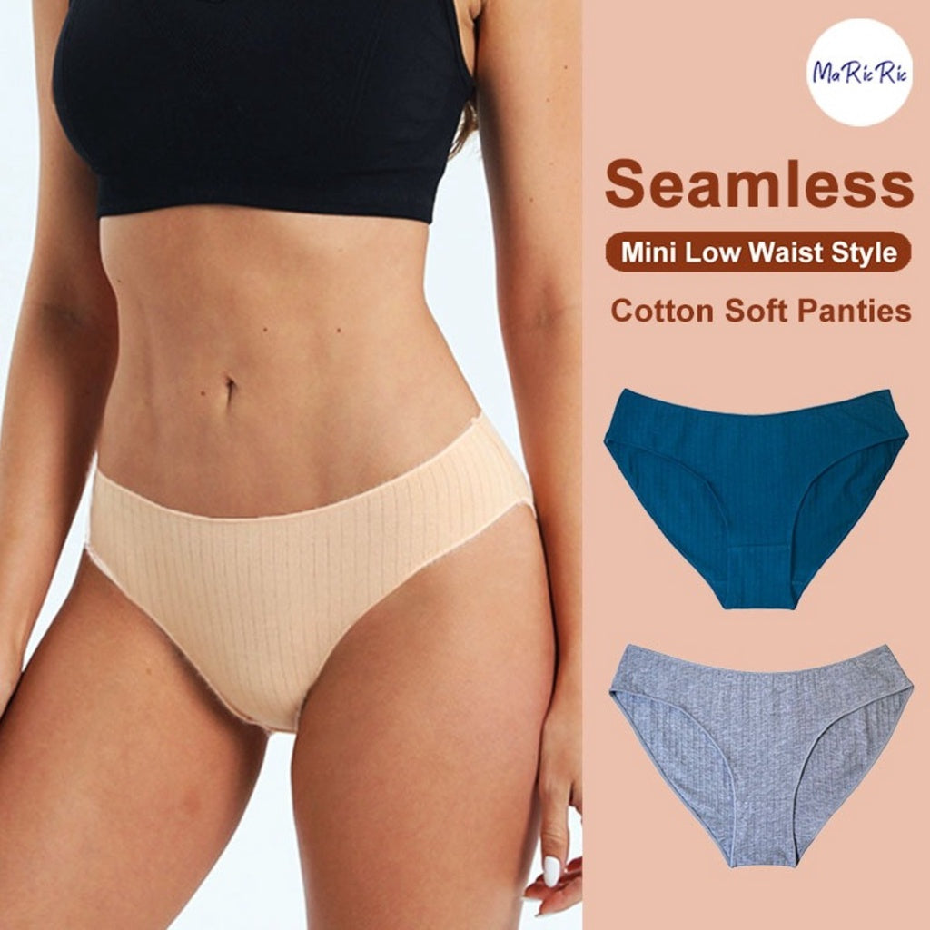 [SG InStock] Mini Low Waist Seamless Cotton Panties (Ladies. Girls. Panty. Underwear. Underpants) - MIS03