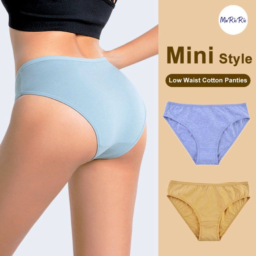 [SG InStock] Mini Low Waist Cotton Basic Panties (Ladies. Girls. Panty. Underwear. Underpants) - MIS01