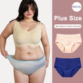 [SG InStock] Plus Size Mid Waist Hipster Cotton Panties (Ladies. Girls. Panty. Underwear. Underpants) - MIS07