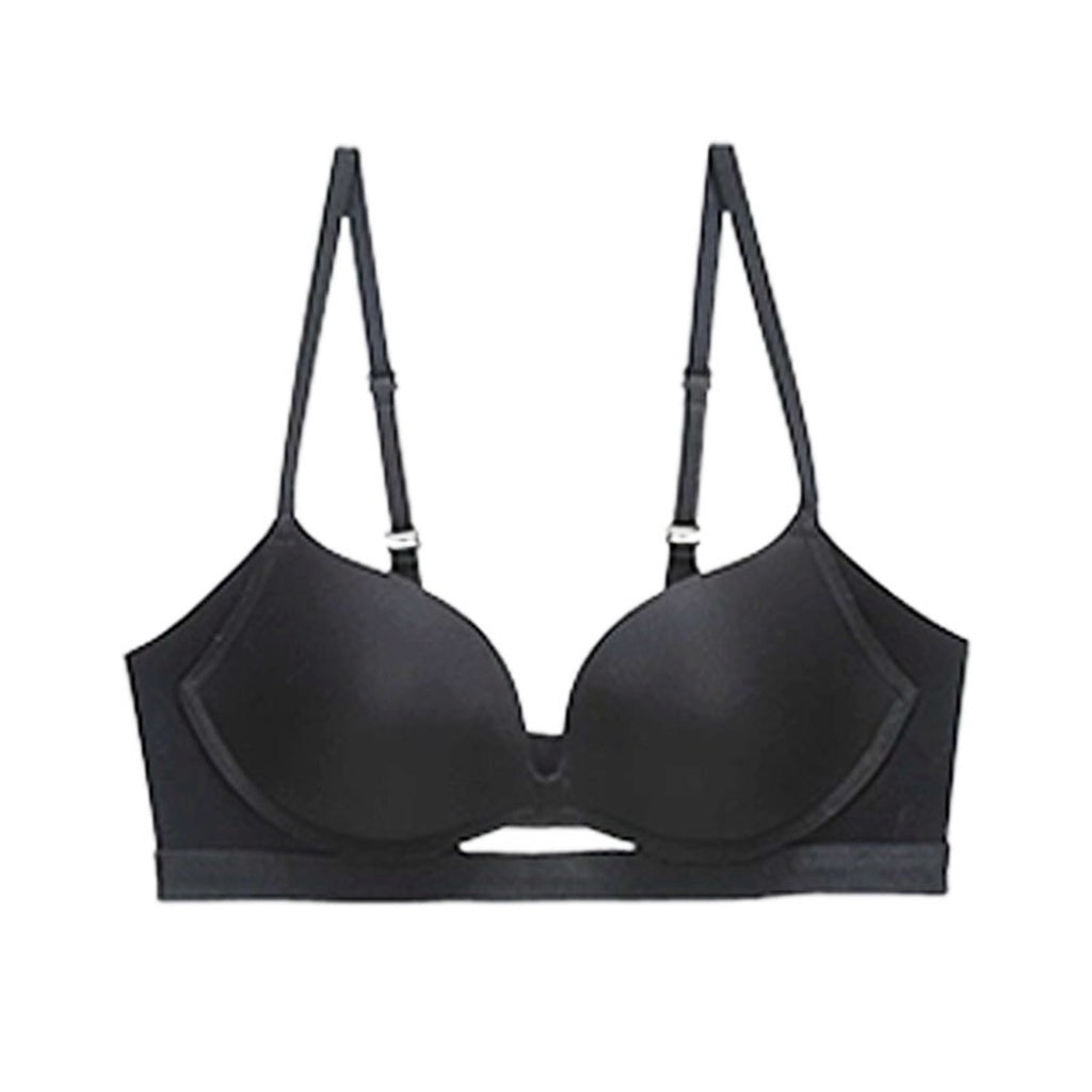 (SG InStock) Up Lift Fashionable Seamless Glossy Wirless Bra (Wireless. Seamless. Strapless) - MBA03